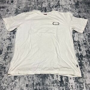 Mountain Adventure Fluke Mens XL White Graphic T Shirt Expert Design Crew